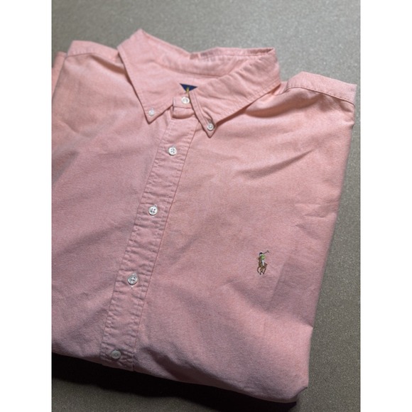 Polo Ralph Lauren Classic Fit Men's‎ Short Sleeve Iconic Oxford Shirt 4XB Big